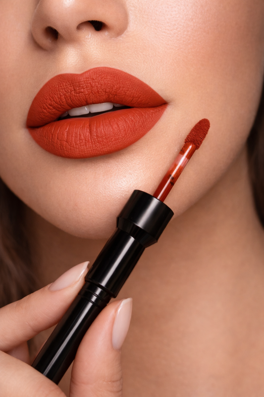 Crimson Bloom - Liquid Lip Stain + Sculpting Cream Liner