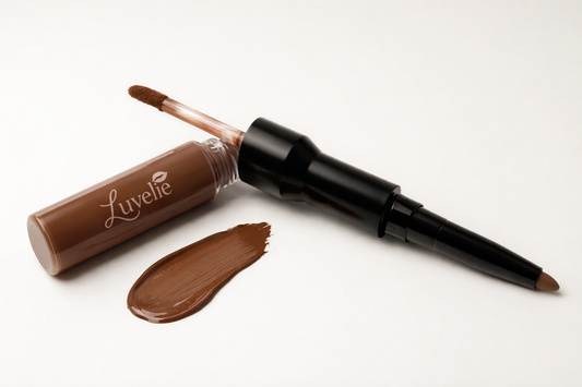 Velvet Cocoa - Matte Liquid Lipstick + Cream Liner Duo